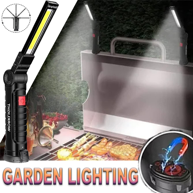 Outdoor Lighting Lumen - Lanterna led portátil com gancho magnético,