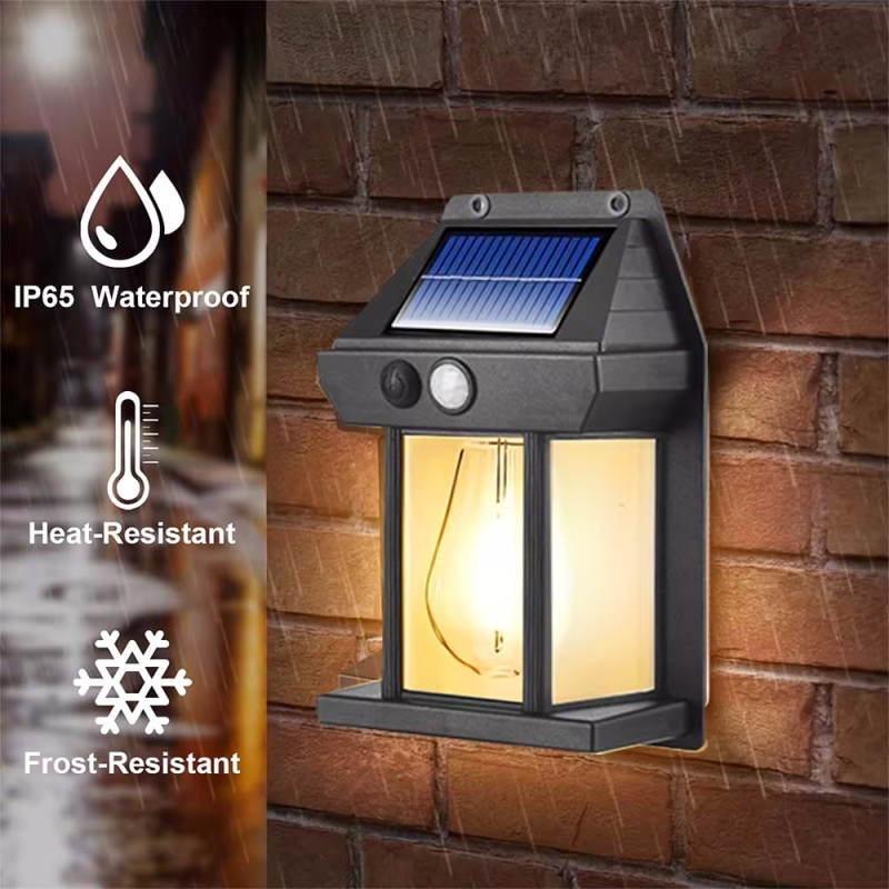 Solar Path Light - Outdoor impermeável Solar Wall Light, Luminous