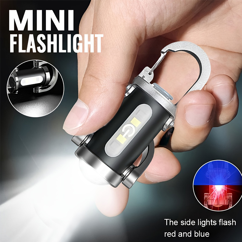 Outdoor Lighting Lumen - Mini chaveiro lanterna recarregável bolso cob