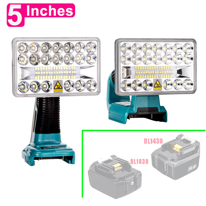 Outdoor Lighting Milwaukee - Lâmpada de trabalho do carro adaptador