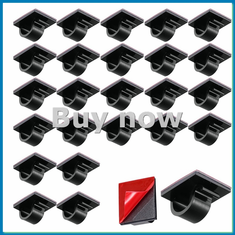 Outdoor Lighting Hooks - 50 pçs mini clipes de cabo