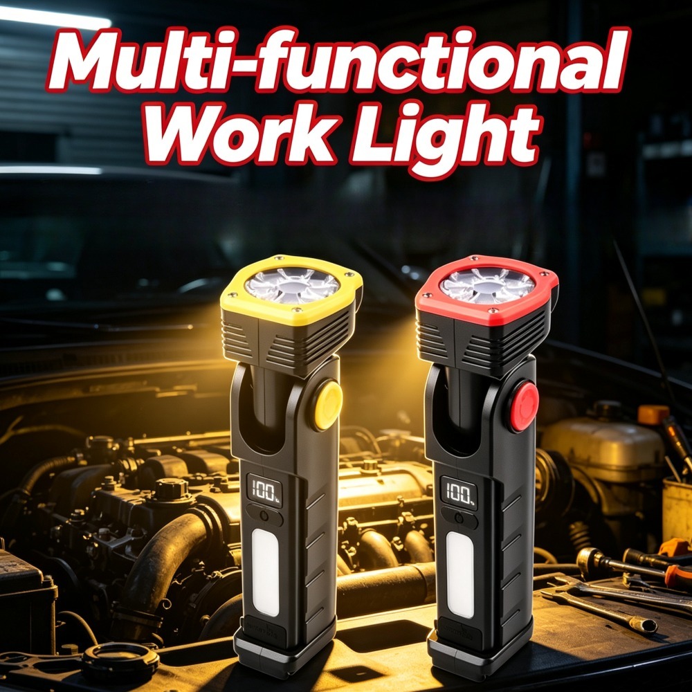 Outdoor Lighting Hooks - Nova Lanterna de Trabalho Portátil Multifuncional