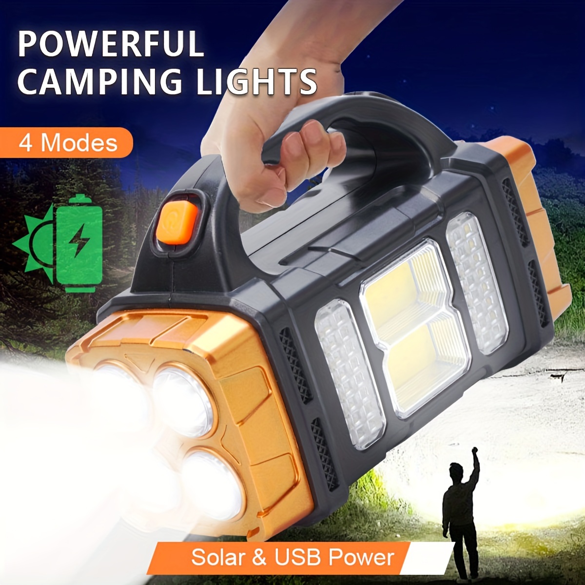Outdoor Lighting Wire - Nova Lanterna LED Solar Recarregável de