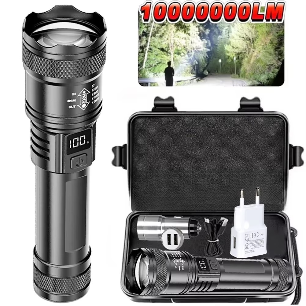 Outdoor Lighting Lumen - Lanterna LED Recarregável com Zoom e