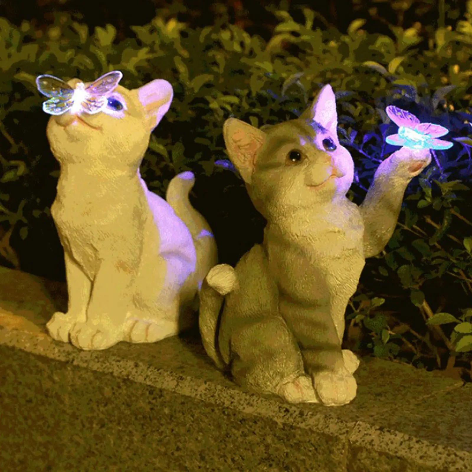 Outdoor Lighting Wire - Escultura de gato ao ar livre