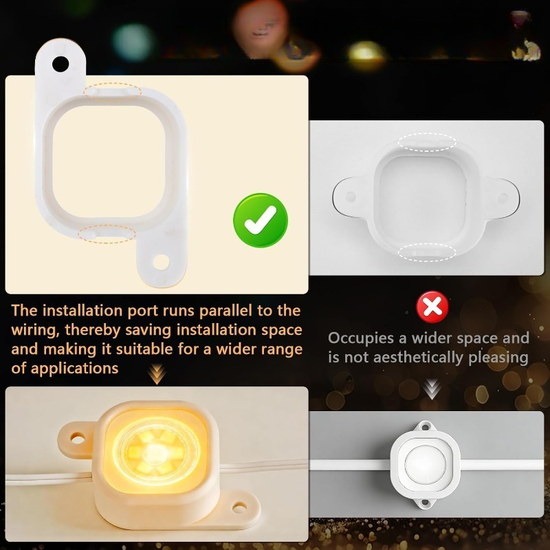 Outdoor Lighting Govee - Clipes de Luz LED com Suporte