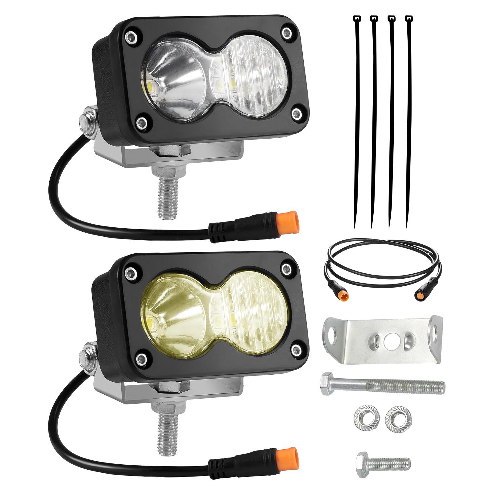 Outdoor Lighting Yellow - Farol LED de 3 Polegadas para