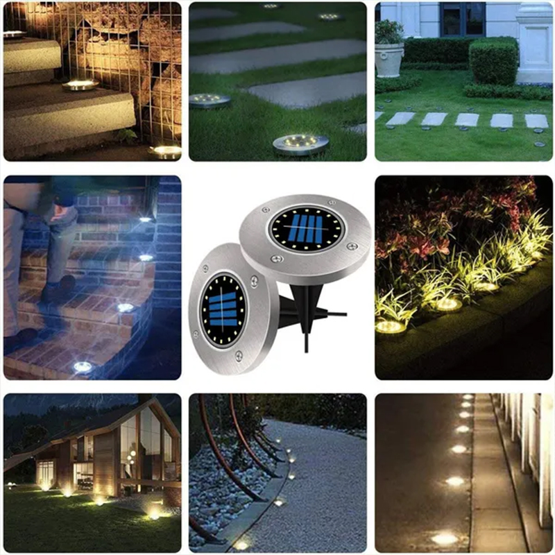 Luzes Solares Enterradas, 8/20 - Deck Step Light avaliação e preço