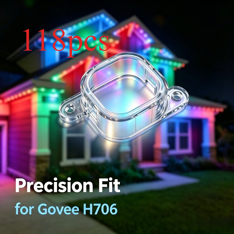 118 peças de clipes de luz LED - Outdoor Lighting Govee avaliação e preço
