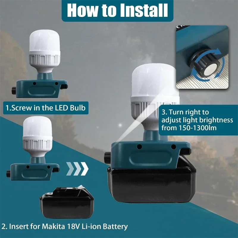 Lâmpada LED Portátil de Baixa  - Outdoor Lighting Voltage avaliação e preço