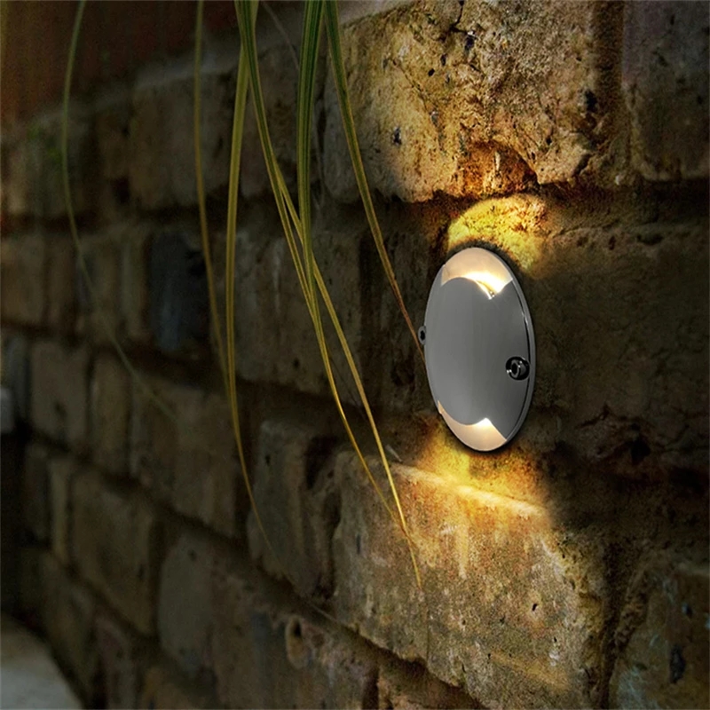 Dc12v 1w ultra-fino led ao ar  - Deck Step Light avaliação e preço