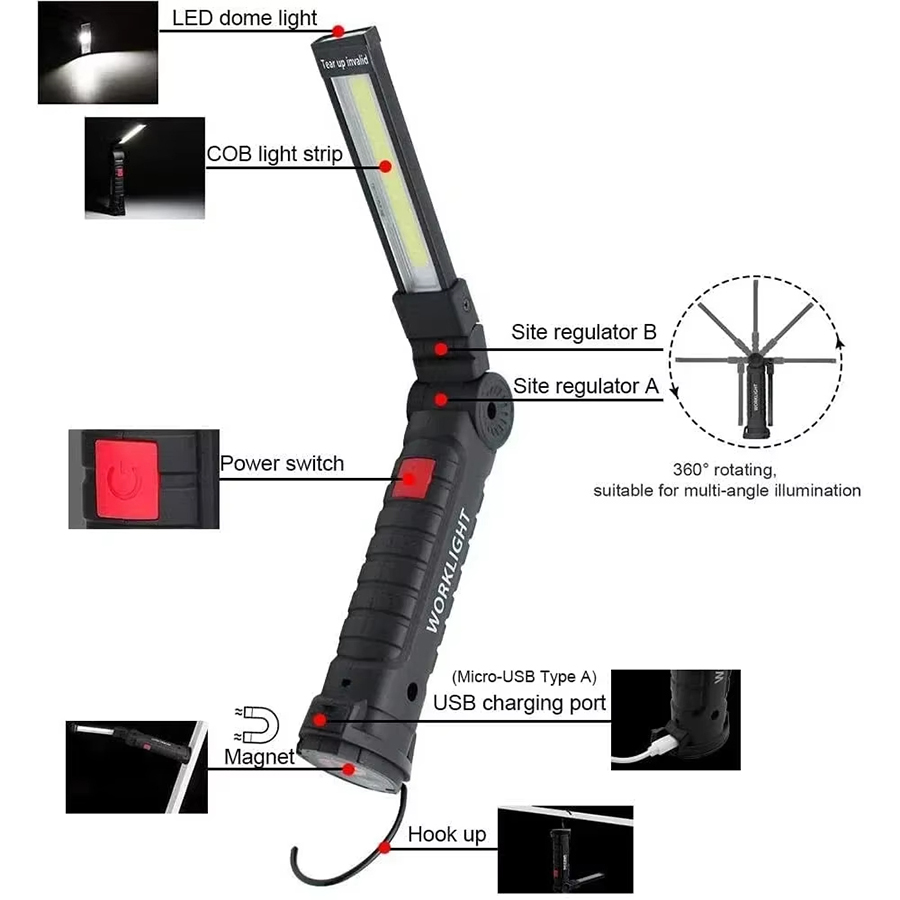 Lanterna led portátil com ganc - Outdoor Lighting Lumen avaliação e preço