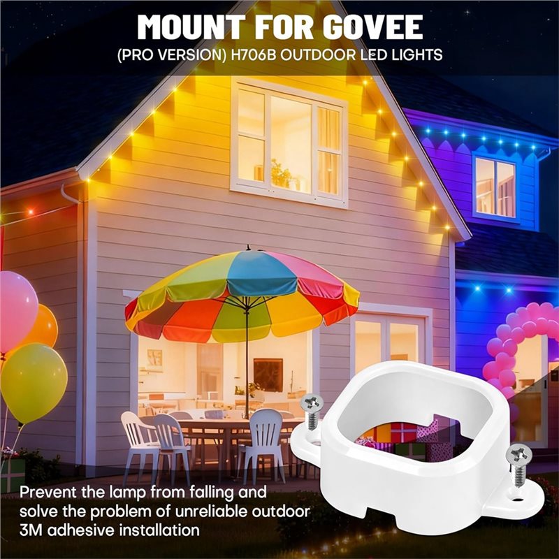 65 peças de suportes de montag - Outdoor Lighting Govee avaliação e preço