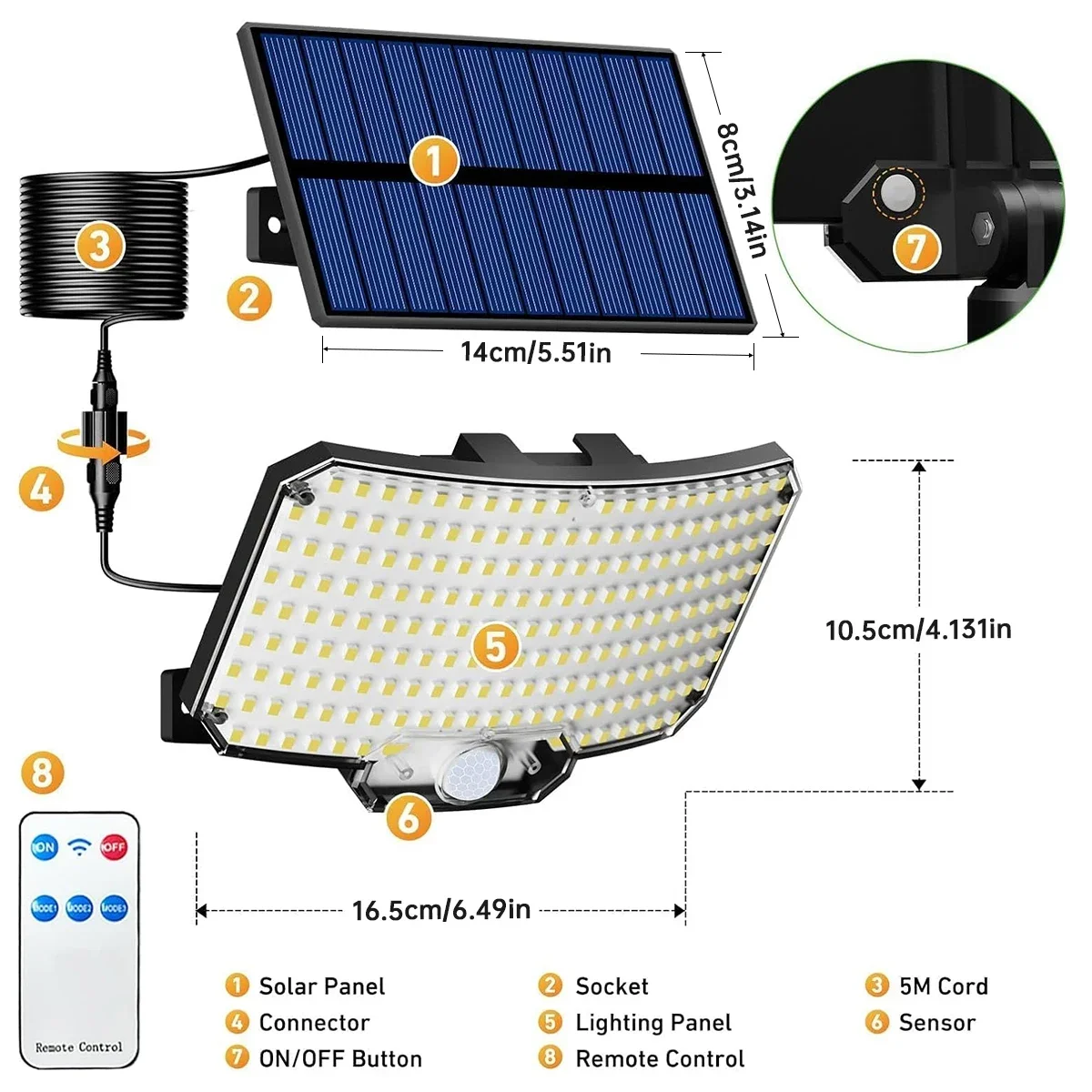 Luzes Solares Externas 234LED  - Outdoor Lighting Garden avaliação e preço