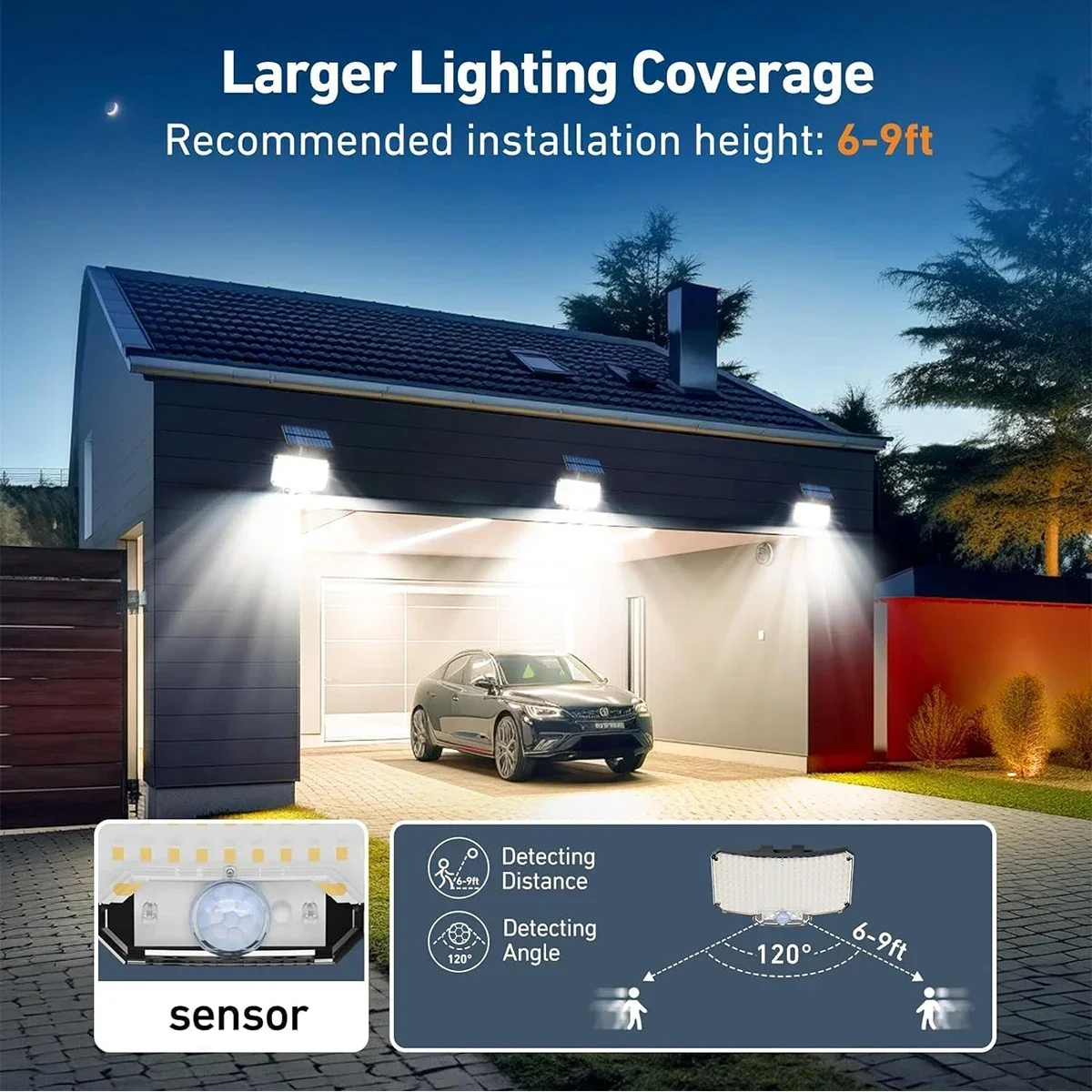 Luzes Solares Externas 234LED  - Outdoor Lighting Garden avaliação e preço