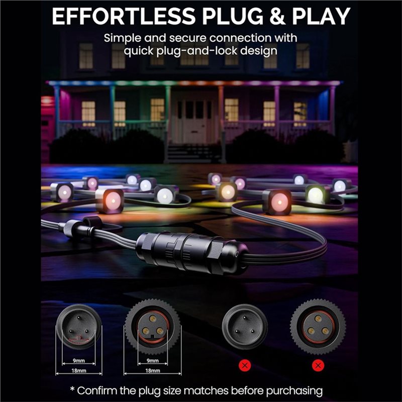 Conector de Emenda Impermeável - Outdoor Lighting Govee avaliação e preço