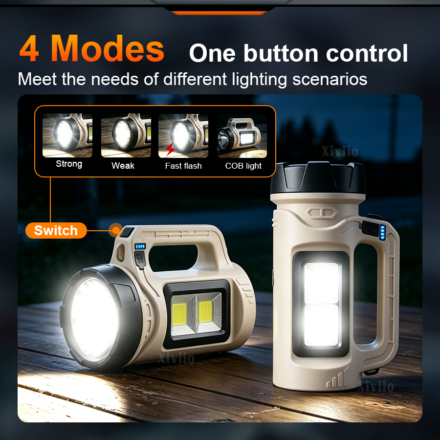 Multicena portátil led tocha s - Outdoor Lighting Wire avaliação e preço