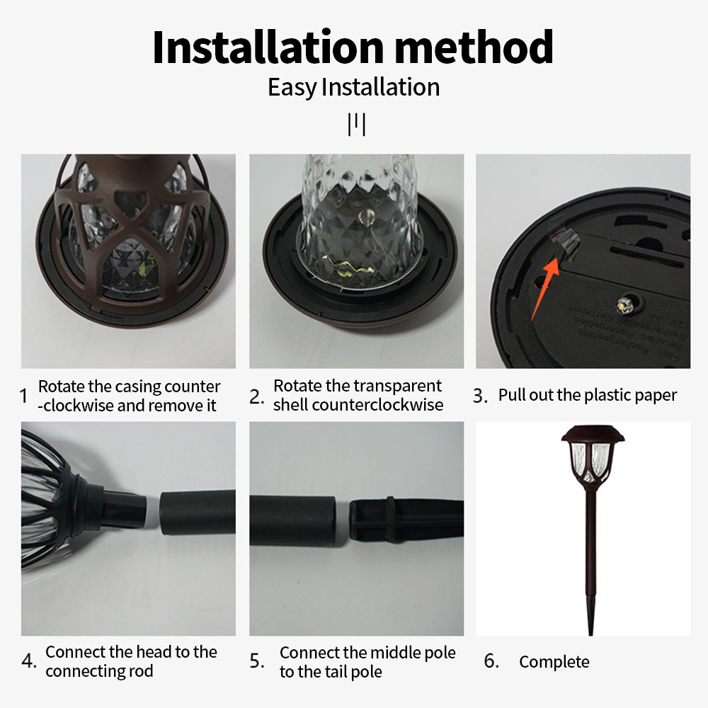 Lâmpada Solar LED para Pátio,  - Solar Path Light avaliação e preço