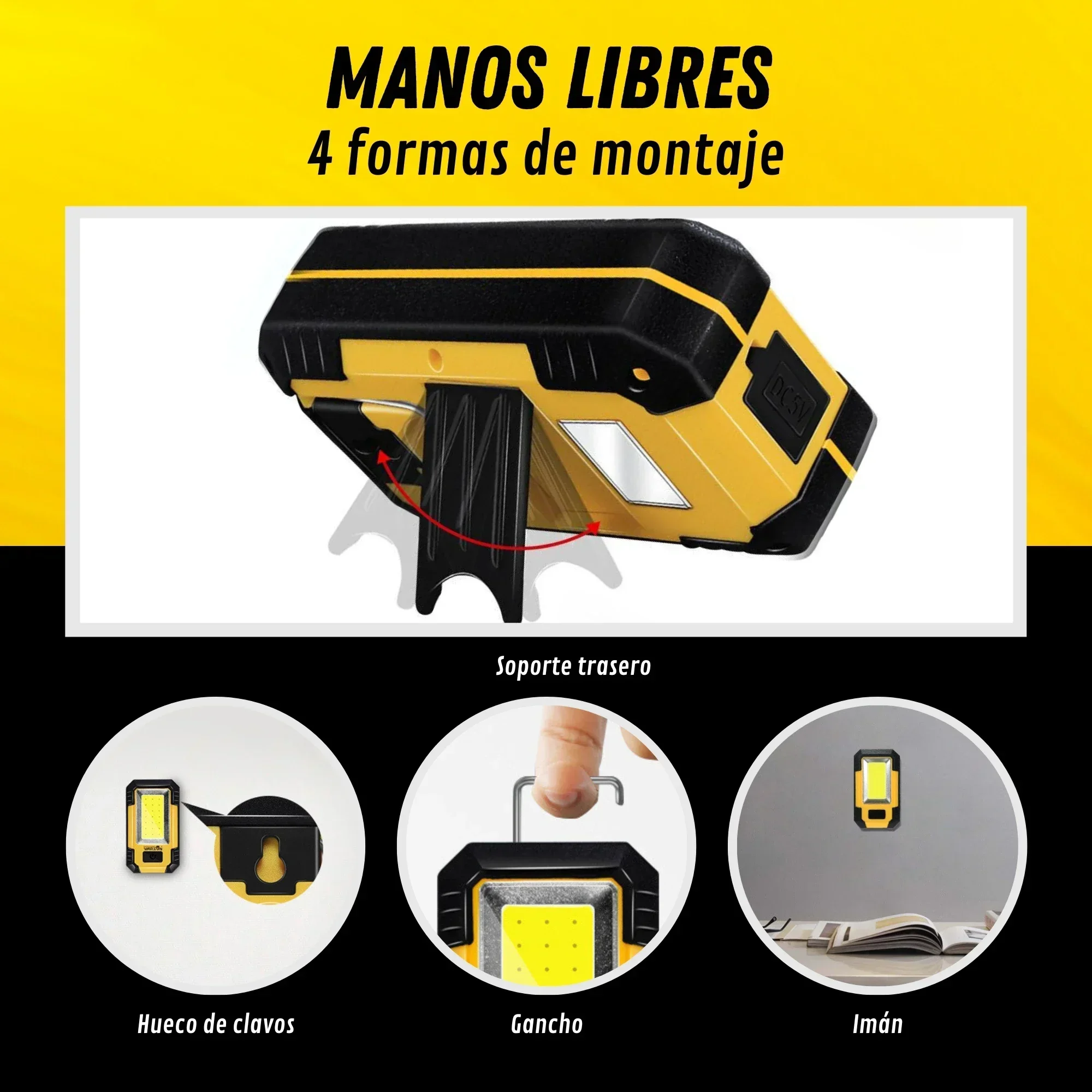 Portátil 4000mah recarregável  - Outdoor Lighting Hooks avaliação e preço
