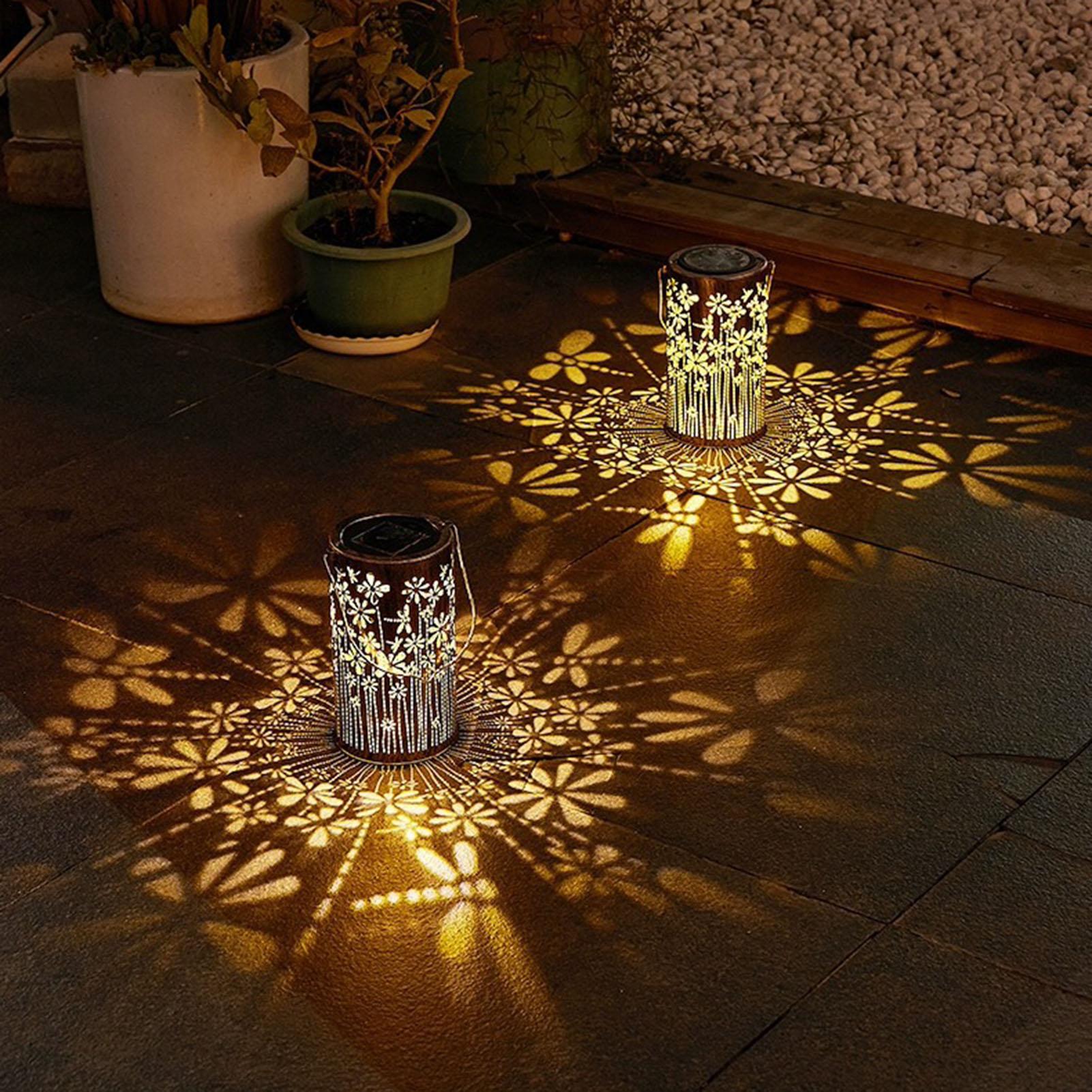 Lanternas solares coloridas de - Solar Path Light avaliação e preço