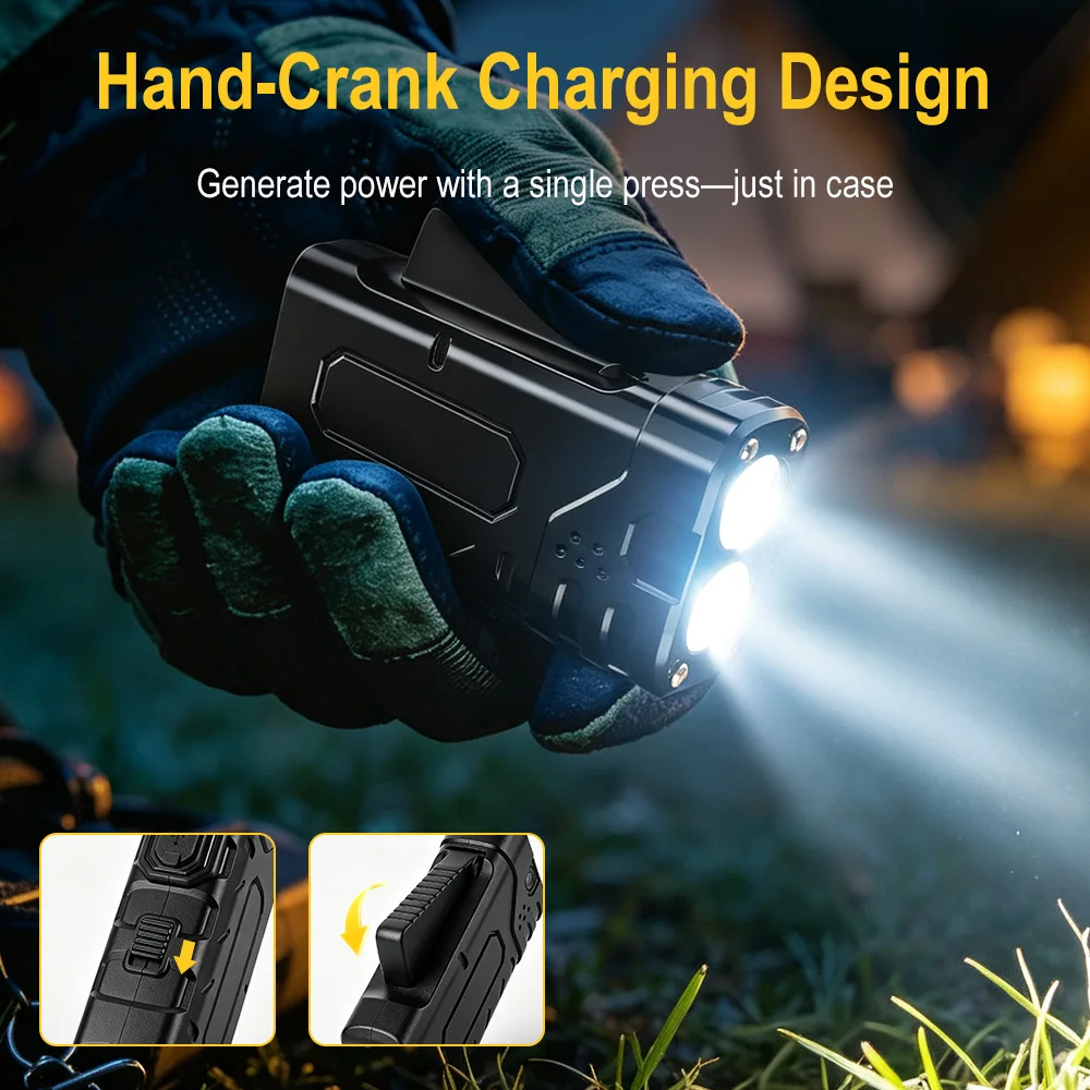 Lanterna LED EDC com Manivela  - Outdoor Lighting Lumen avaliação e preço