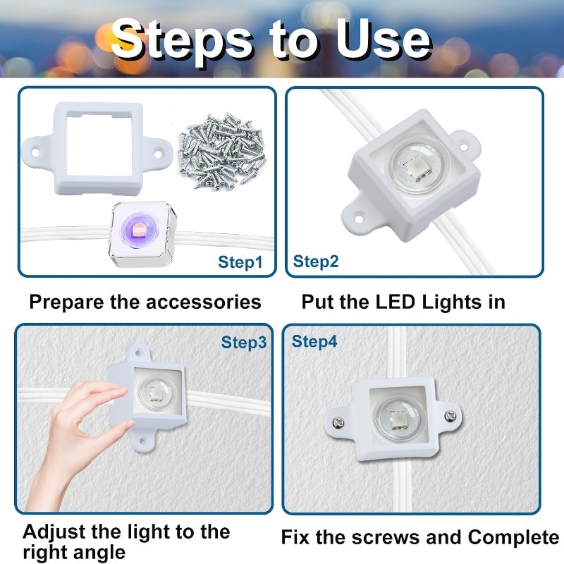 36 peças de clipes de luz exte - Outdoor Lighting Govee avaliação e preço