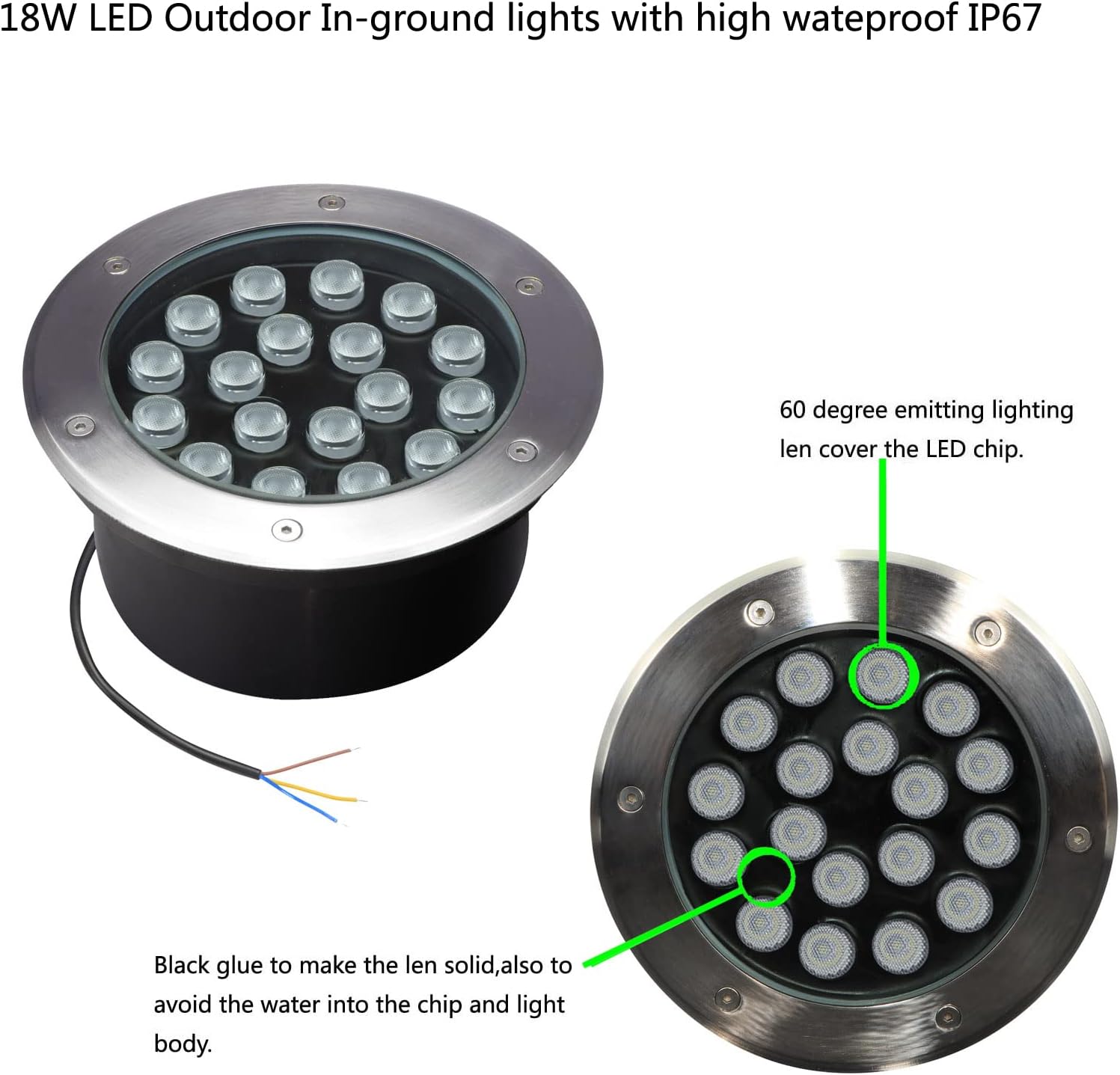 Luzes de Solo Externas de 18W, - Outdoor Lighting Voltage avaliação e preço