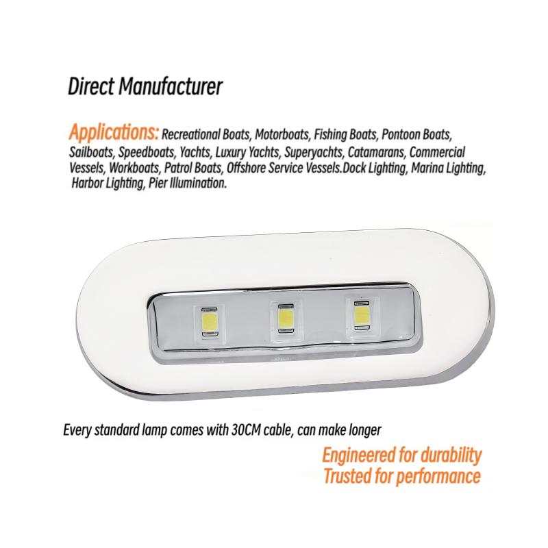Luz de Cortesia LED 3W 12V 24V - Deck Step Light avaliação e preço