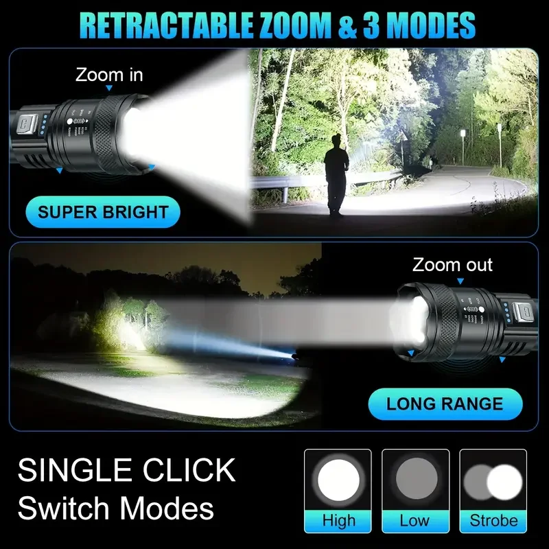 Lanterna tática led 2000lm, re - Outdoor Lighting Lumen avaliação e preço