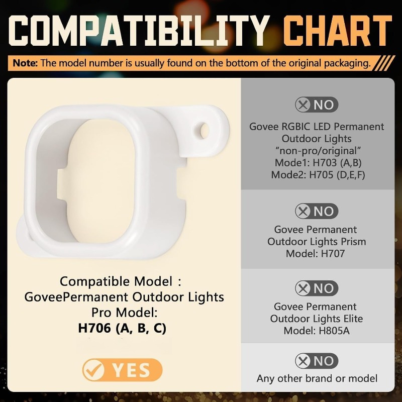Clipes de Luz LED com Suporte  - Outdoor Lighting Govee avaliação e preço