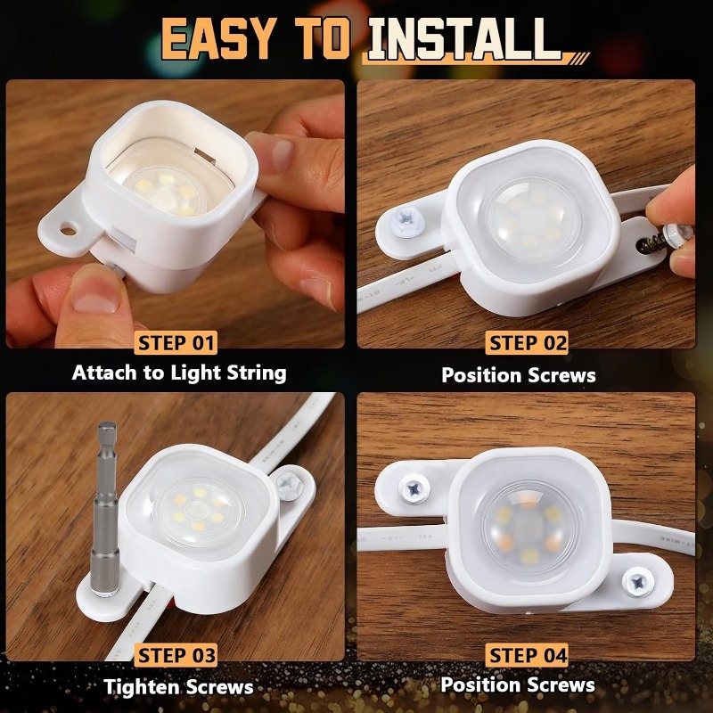 Clipes de Luz LED com Suporte  - Outdoor Lighting Govee avaliação e preço