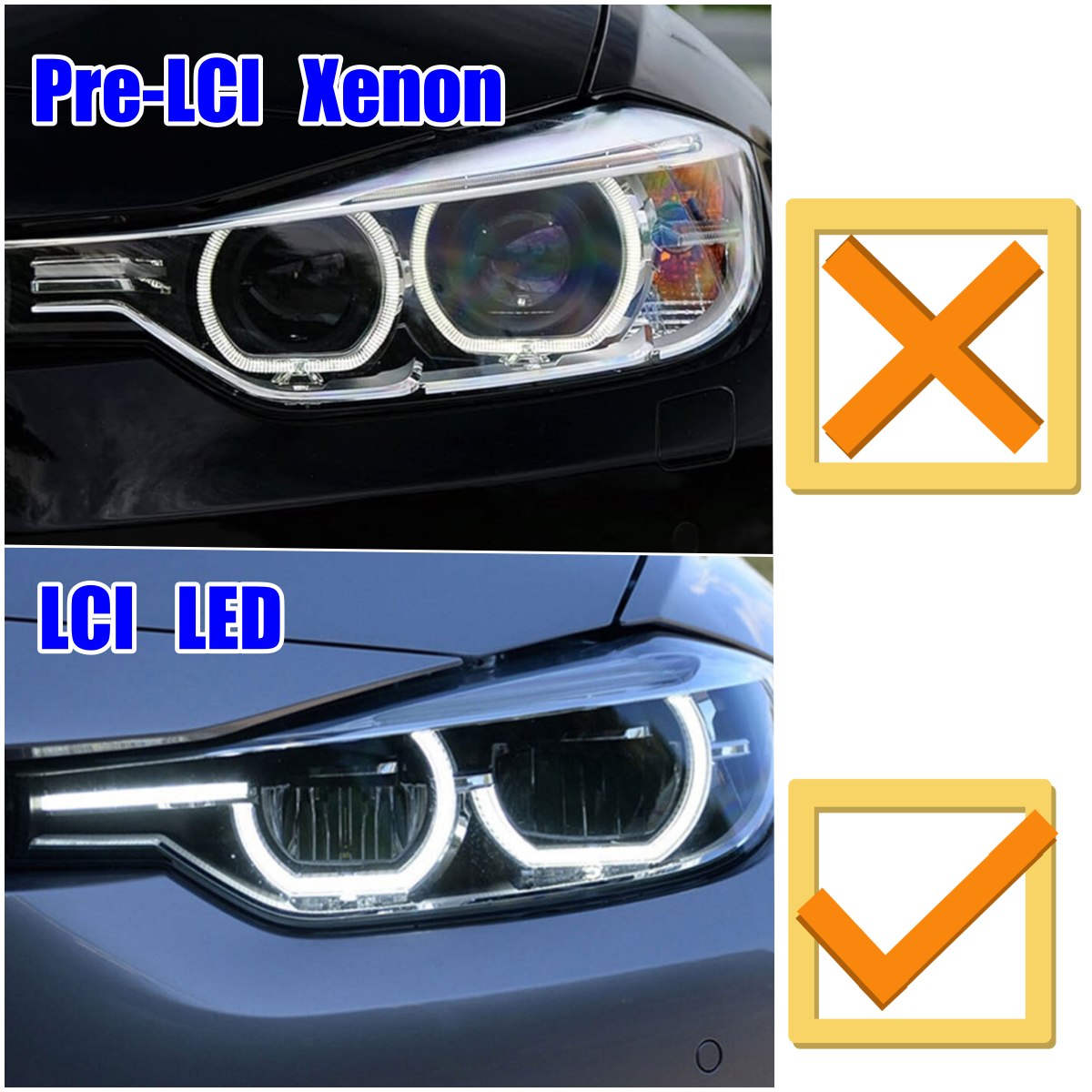 Placas de LED DRL CSL Angel Ey - Outdoor Lighting Yellow avaliação e preço