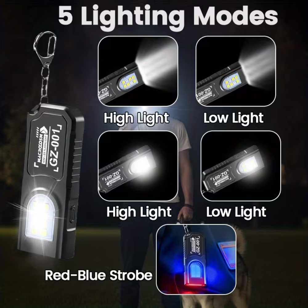 Mini cob led chaveiro lanterna - Outdoor Lighting Lumen avaliação e preço